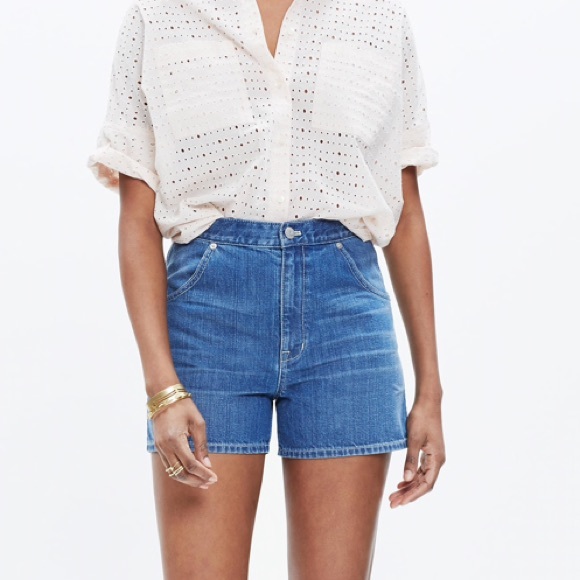 Madewell Pants - NWOT Madewell Westside Jean Shorts - size 32